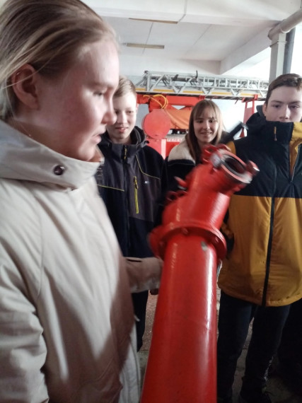Экскурсия в пожарную часть г.Воткинск.